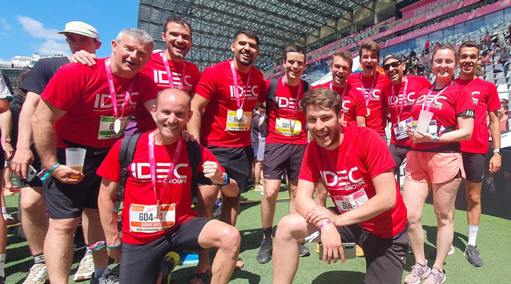 Le GROUPE IDEC a brillamment participé à l'EKIDEN 2024 du Stade Français, démontrant son esprit d'équipe et son engagement pour la santé.