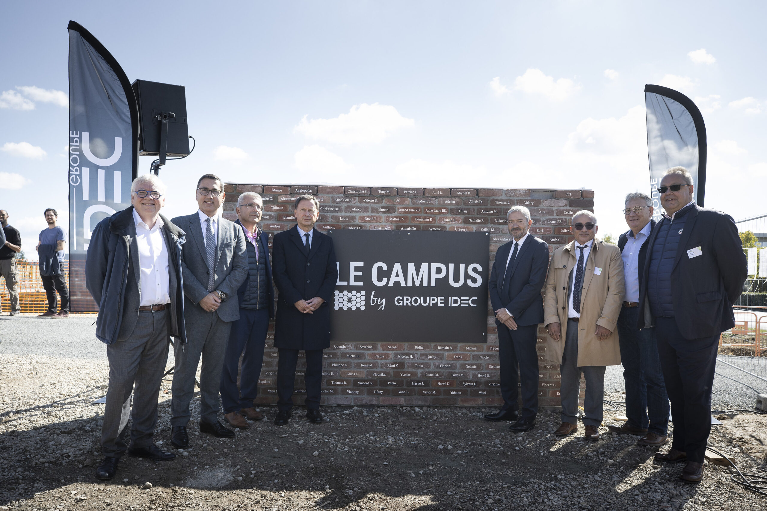 Le GROUPE IDEC pose la 1ère pierre de son CAMPUS à La Chaussée-Saint ...