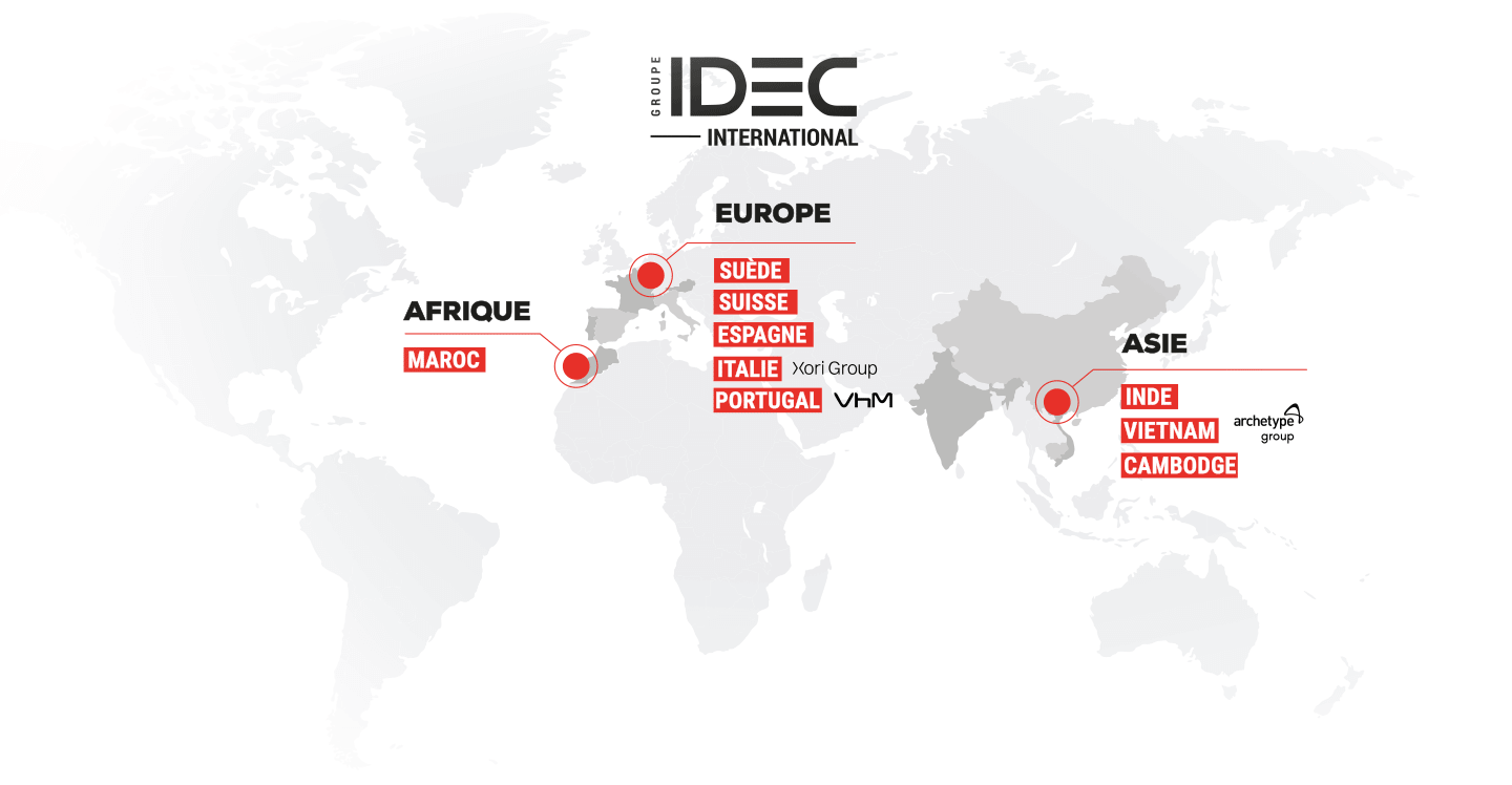 Carte Groupe Idec International