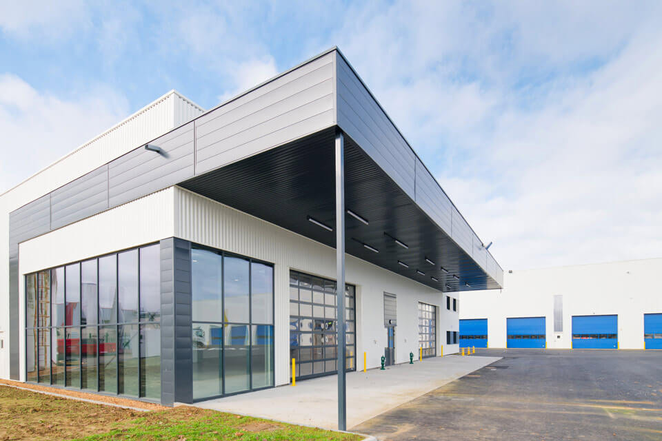 Construction bâtiment industriel Rivard par le Groupe Idec